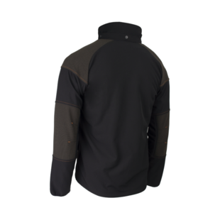 VESTE SOFTSHELL YUKI II NOIRE/CITROUILLE